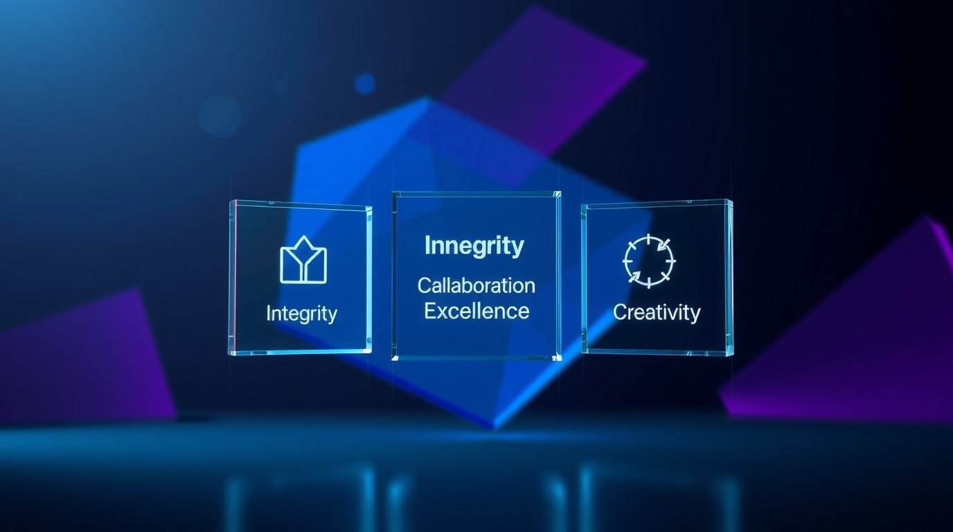 About Ansoweb core values – integrity, collaboration, excellence and creativity in web design and digital marketing